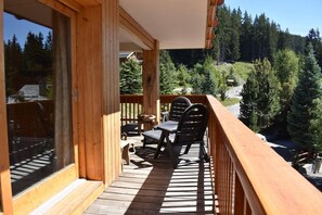 Property grounds - 1st floor, view mountain, balcony, tv, ski locker, 100m², Méribel (Méribel - Les Allues)