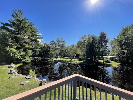 Property grounds. Family Friendly Mountain Townhouse in N. Woodstock
