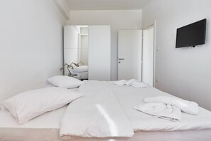 1 soverom, strykejern/-brett, wi-fi og sengetøy