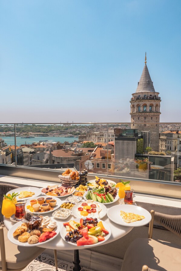 Terrasse sur le toit
