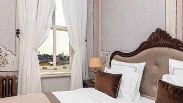 Superior-Suite, Stadtblick | 1 Schlafzimmer, Bettwäsche aus ägyptischer Baumwolle