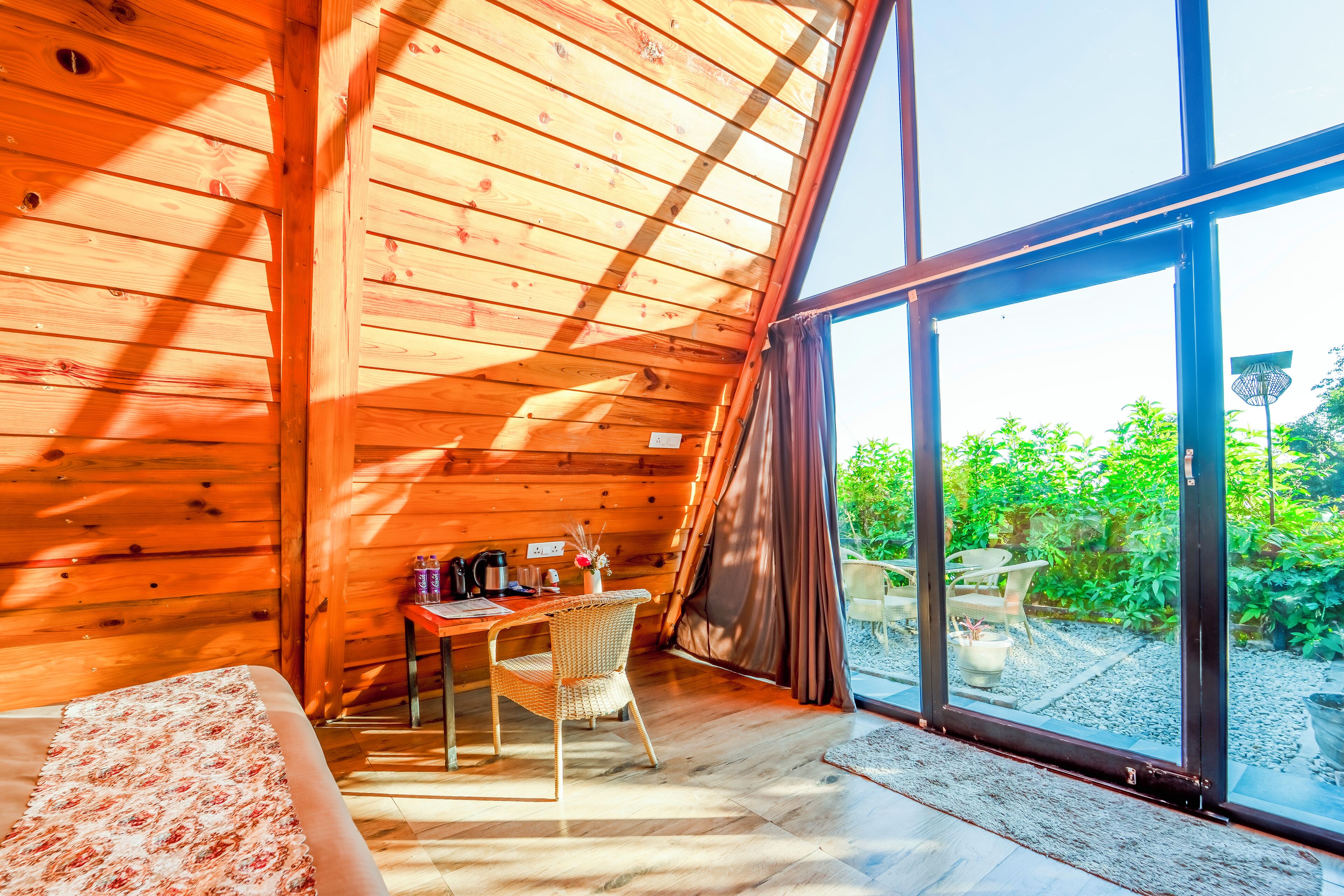 Premium Wooden A Cottage | Egyptian cotton sheets, premium bedding, individually decorated