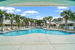 Pool - NEW! Boho Bungalow, 3BD/2BA, 4 Min Drive to Beach, 8 Ppl (Panama City Beach)