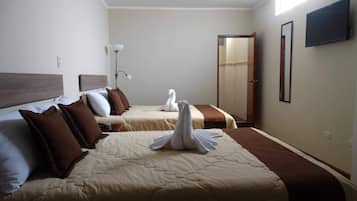 Free WiFi, bed sheets