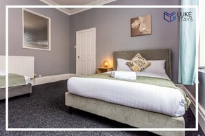 3 soveværelser, strygejern/strygebræt, internetforbindelse, sengetøj