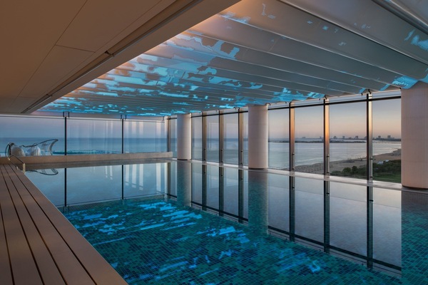 Indoor pool, seasonal outdoor pool