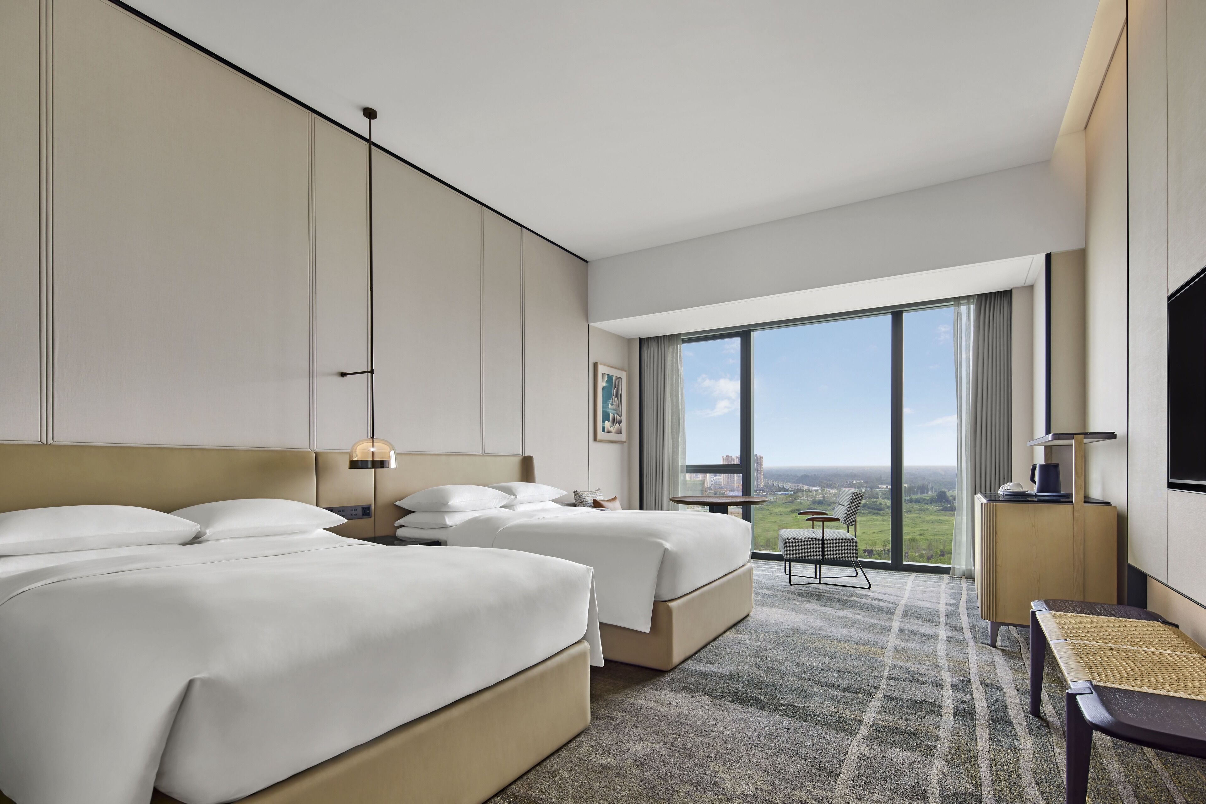 Ropa de cama de alta calidad, cubrecamas y colchones con pillow-top 