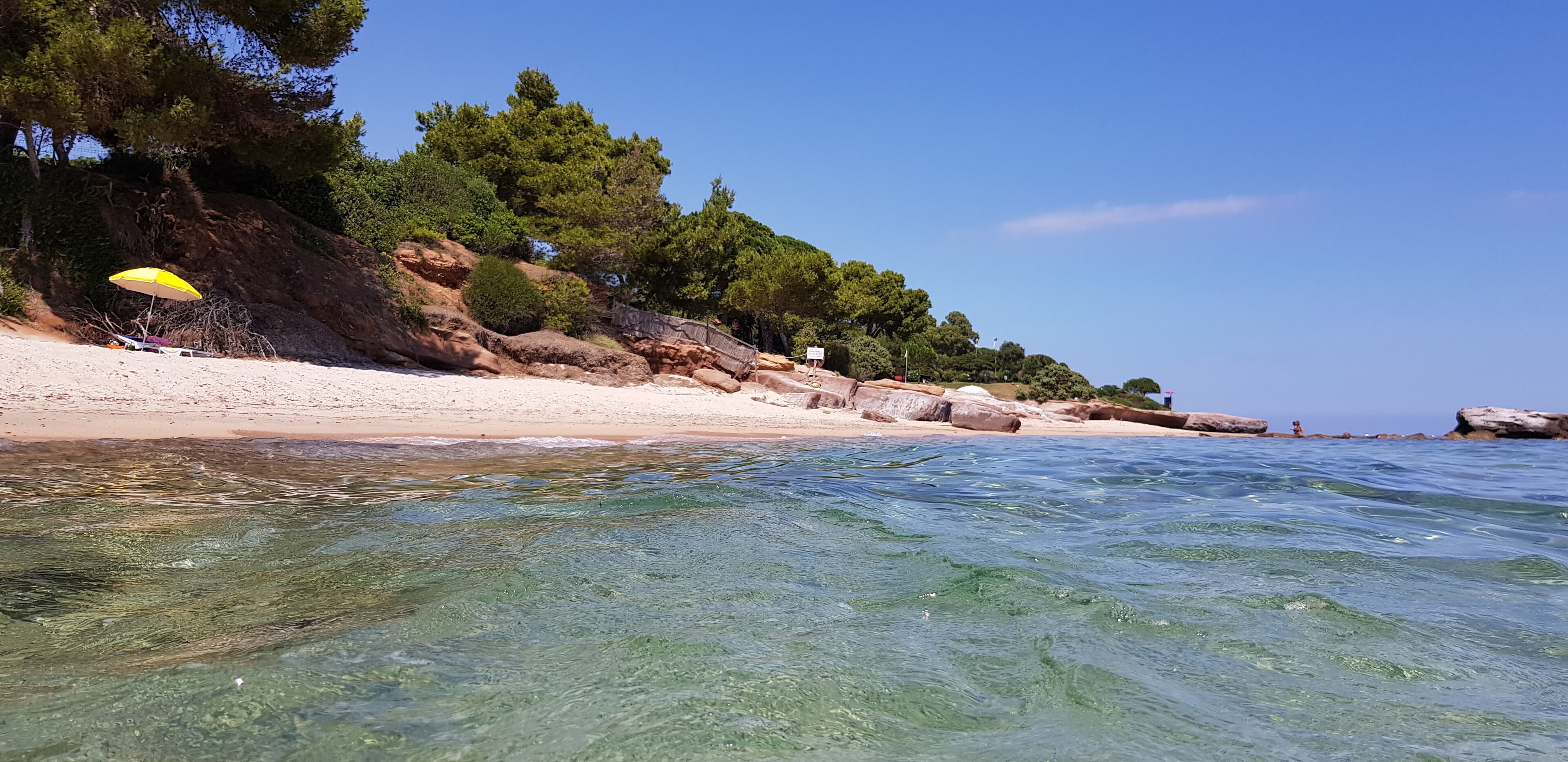 Plage à proximité, chaises longues, serviettes de plage