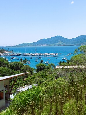 Blick von der Unterkunft