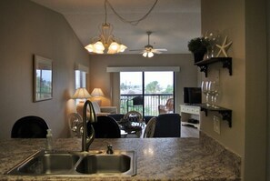 Condo, Multiple Beds, Kitchen, Partial Ocean View | Interior