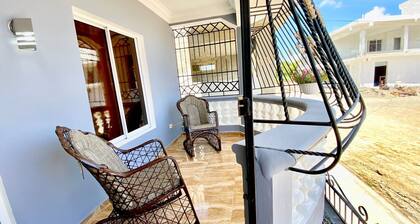 A nice place to stay with a quiet area without traffic noise