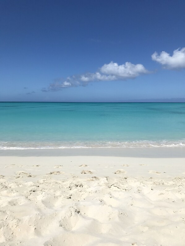 Plage à proximité, chaises longues, serviettes de plage