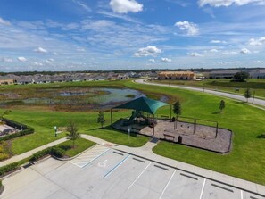 Sports court - Brand New, Stylish 4-Bed 3-Bath Home. Conservation Views & Gated Resort Amenities. Near Disney! (Davenport)