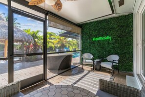 Uitzicht vanuit accommodatie