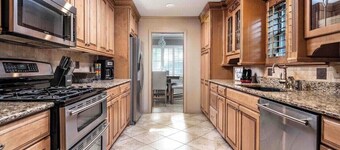 Home + garage 4 BEDROOMS, 2.5 BATH, 2 king, 1 queen, 1 full