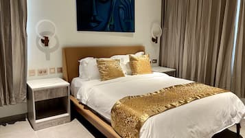 1 bedroom, down duvets, in-room safe, blackout curtains