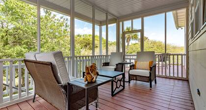 Private Edisto Beach Retreat - Steps from the Beach - Fun in the Sun!