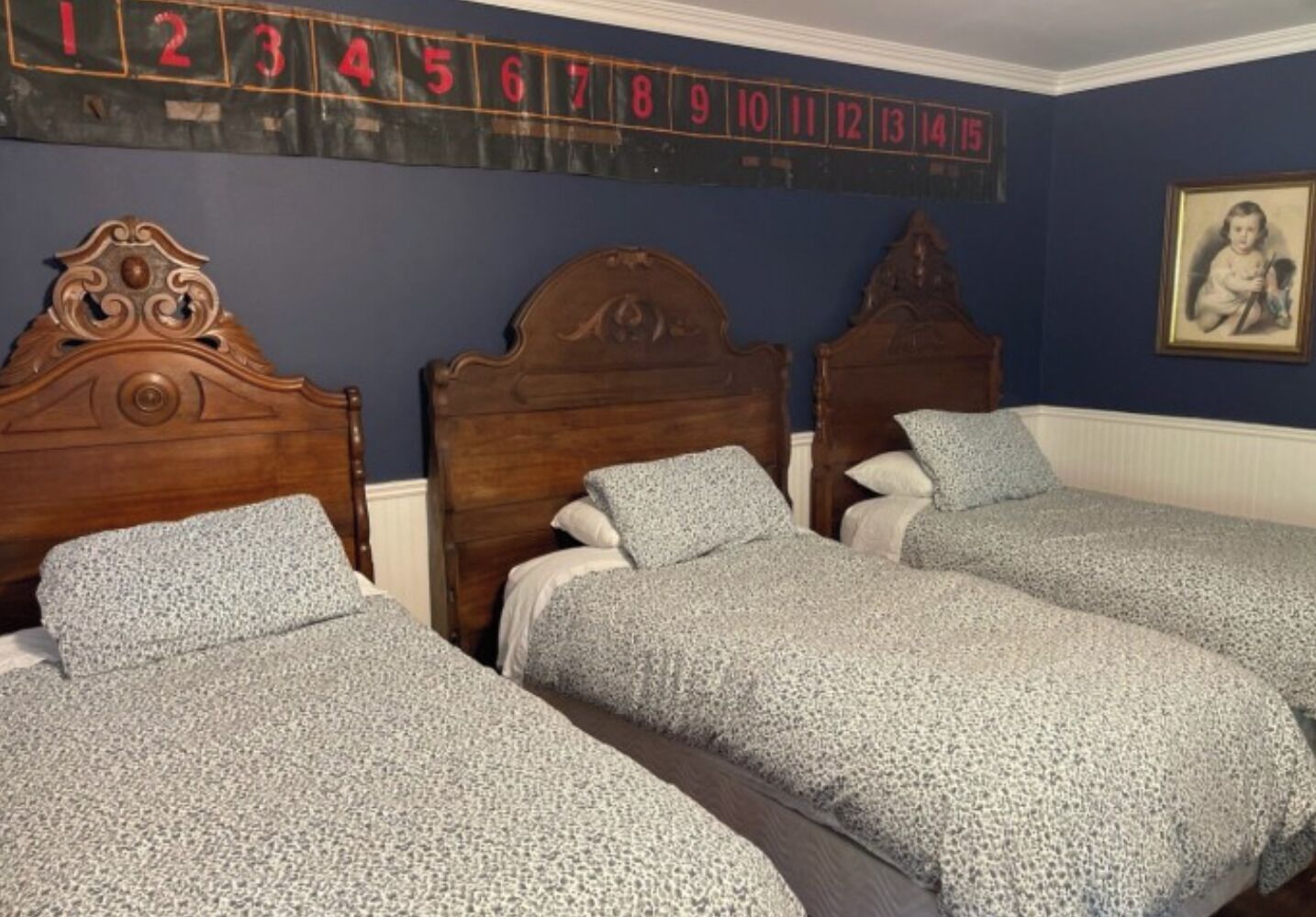 Premium bedding, pillowtop beds, individually decorated