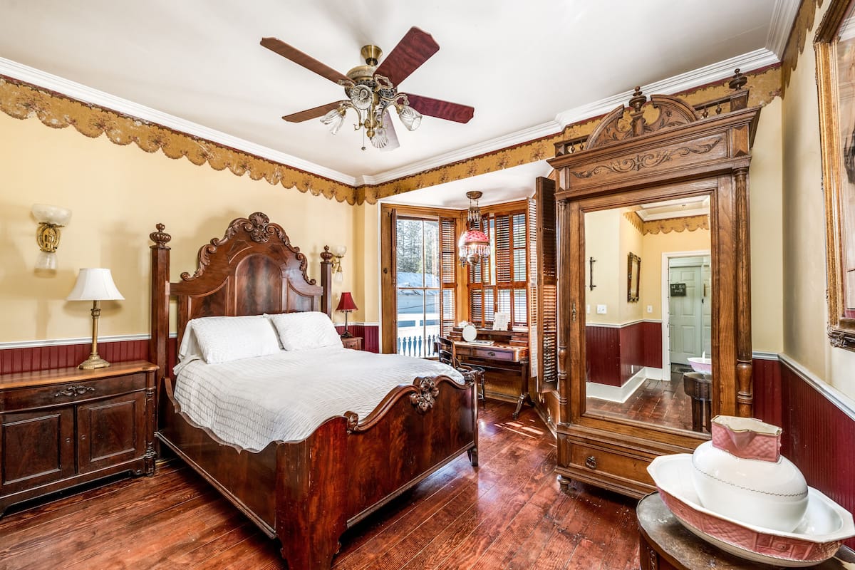 Bordello Room | Premium bedding, pillowtop beds, individually decorated