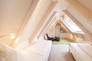 2 slaapkamers, een strijkplank/strijkijzer, wifi, beddengoed