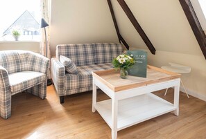 TV, stereo - Sylt feel-good nest, App. 2 - Cozy 1-room apartment with approx. 25 m², (Wenningstedt-Braderup (Sylt))