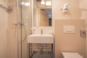 Shower, hair dryer, towels - Traditional House Kal With Hot tub, Semič, Slovenia (Semič)