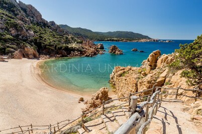 Casa Rosa Arancio:  wonderful seaview, shared pool, terraces and BBQ - Sardinia Unlimited
