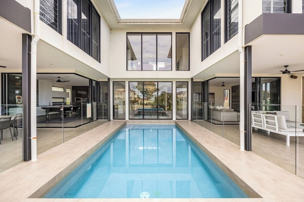 Piscine chauffée