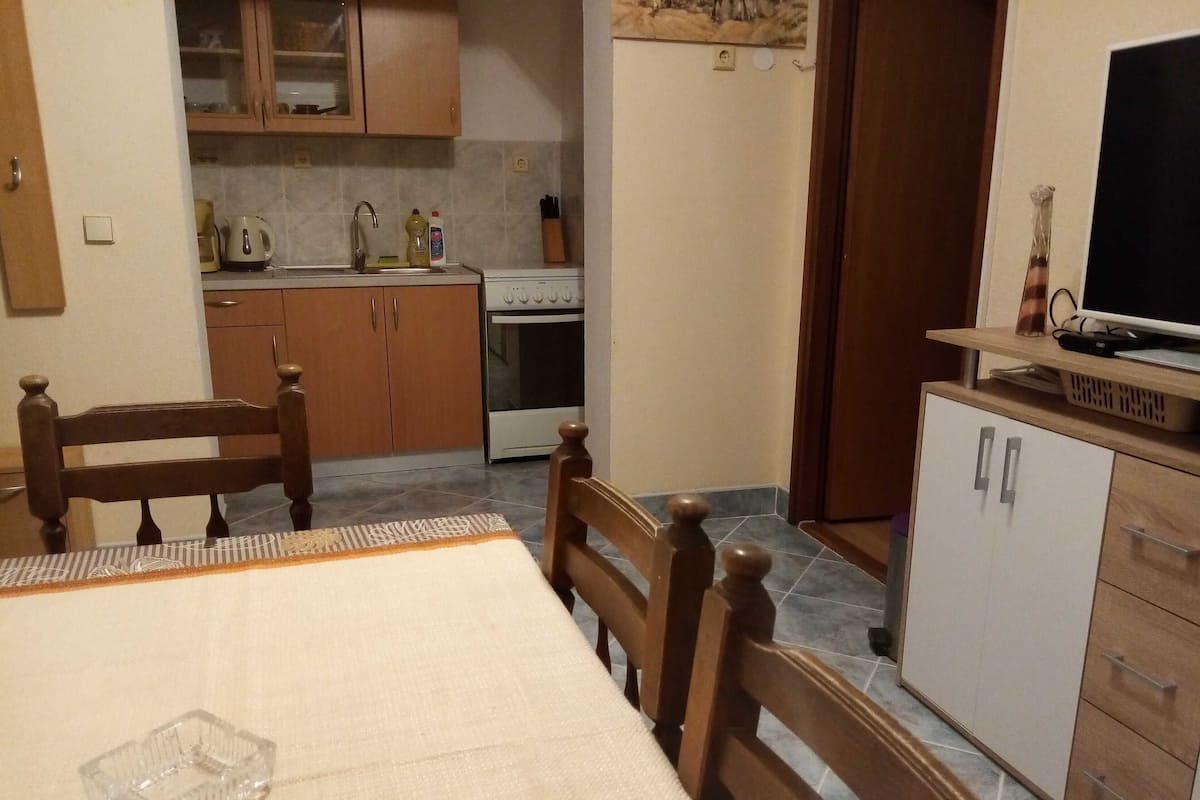 公寓 (Superior Two Bedroom Apartment with T) | 客厅 | 电视