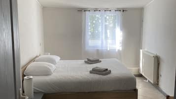 1 chambre, Wi-Fi, draps fournis