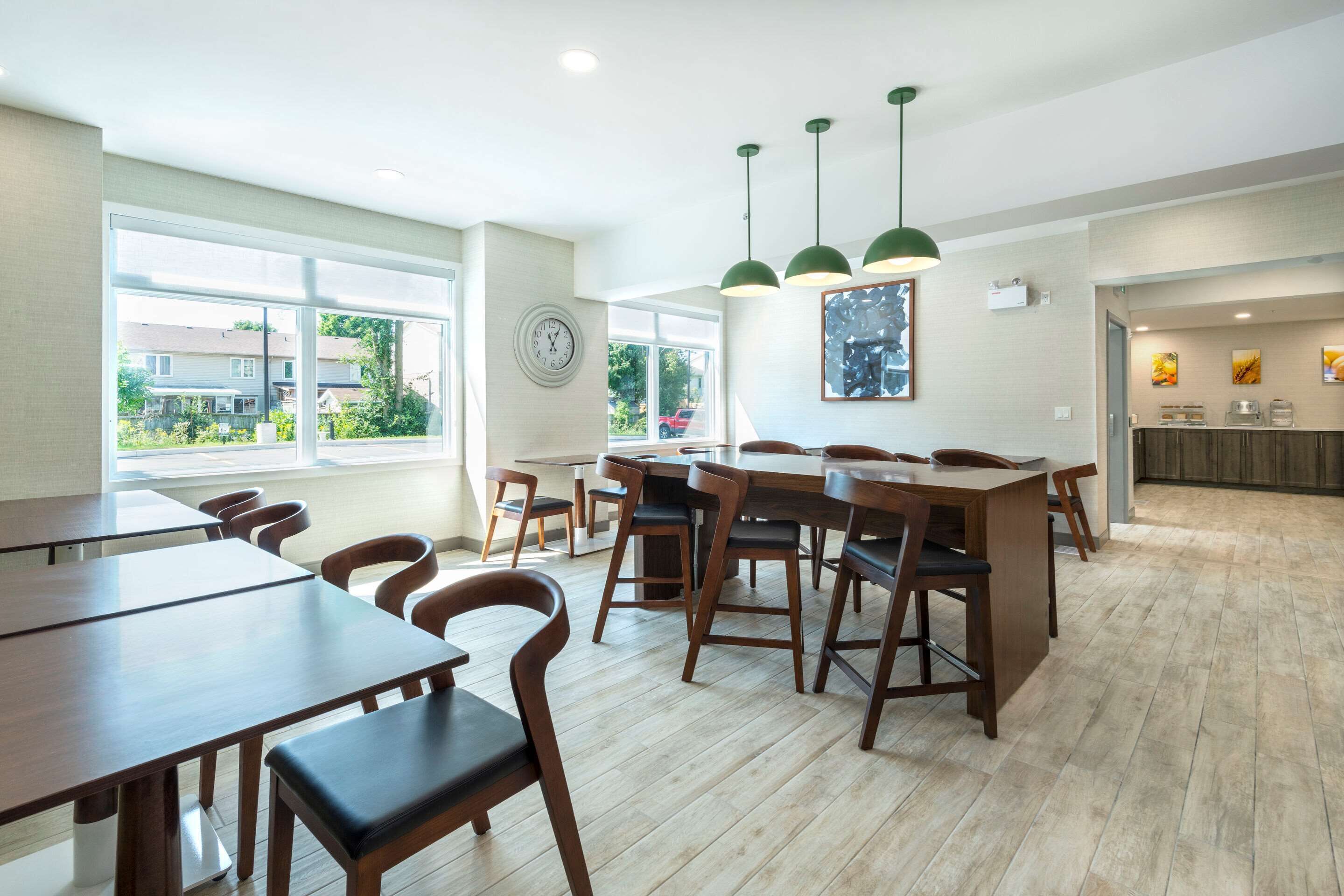 Free daily self-service breakfast 