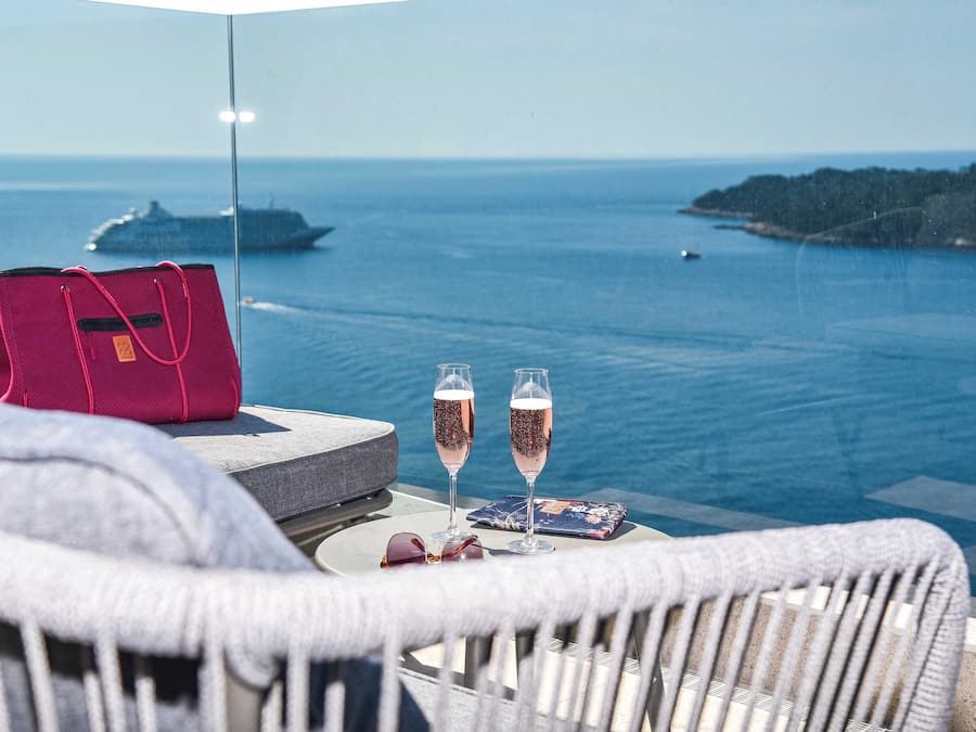 Appartement (Two bedroom Apartment with Terrace an) | Vue depuis l’hébergement