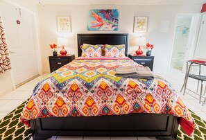 1 bedroom, iron/ironing board, travel crib, free WiFi