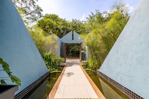 Majoituspaikan julkisivu