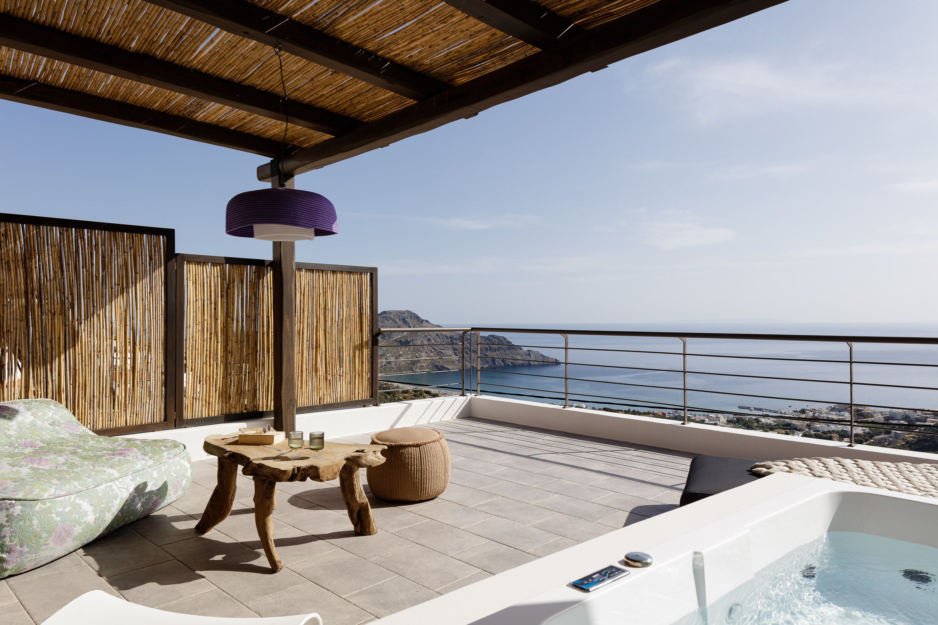Apartament, 2 dormitoris, banyera d'hidromassatge, vistes al mar | Terrassa o pati