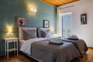 3 bedrooms, iron/ironing board, travel cot, free WiFi - Nissaki Olive Press Villas - THE OLIVE PRESS (Corfu)