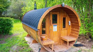 Cabin, 1 King Bed | Spa