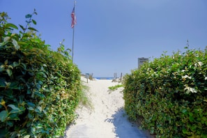 On the beach