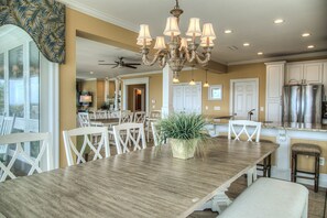 Dining - 7 Bed, 7.5 Bath, Oceanfront Home, Private Pool that can be heated (Garden City Beach)