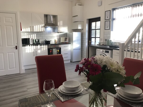 Comfort-hús - einkabaðherbergi (Bank Place) | Veitingar