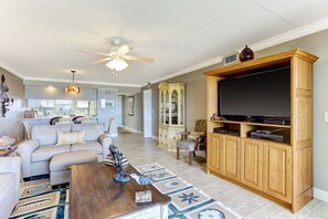 Condo, 2 Bedrooms | Living area | TV