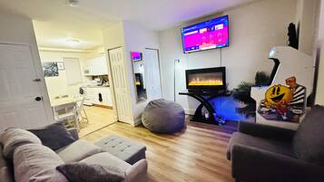 55-inch LED TV with digital channels, TV, streaming services