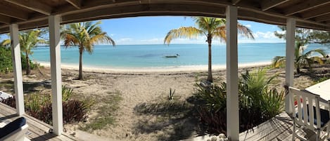 Beach nearby, sun-loungers, beach towels