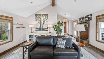 TV connectée, cheminée