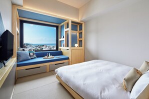 Huone, 1 keskisuuri parisänky ja vuodesohva, tupakointi kielletty | Tallelokero huoneessa, pimennysverhot, ilmainen Wi-Fi, vuodevaatteet