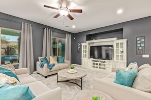 تلفزيون، مكتبة موسيقى، مكتبة فيديو، مكتب