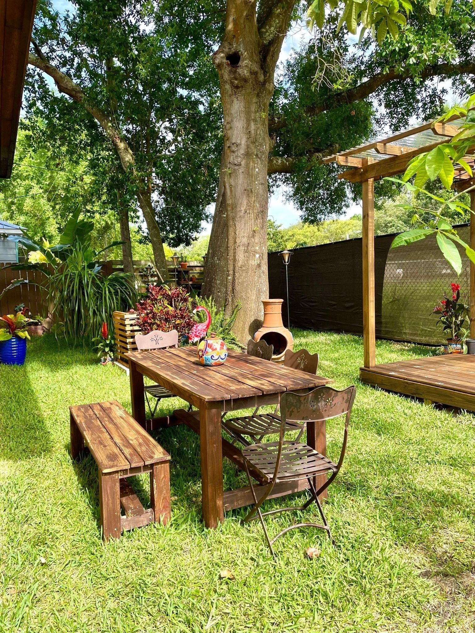 Opções para refeição ao ar livre