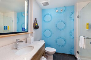 Dusche im Bad