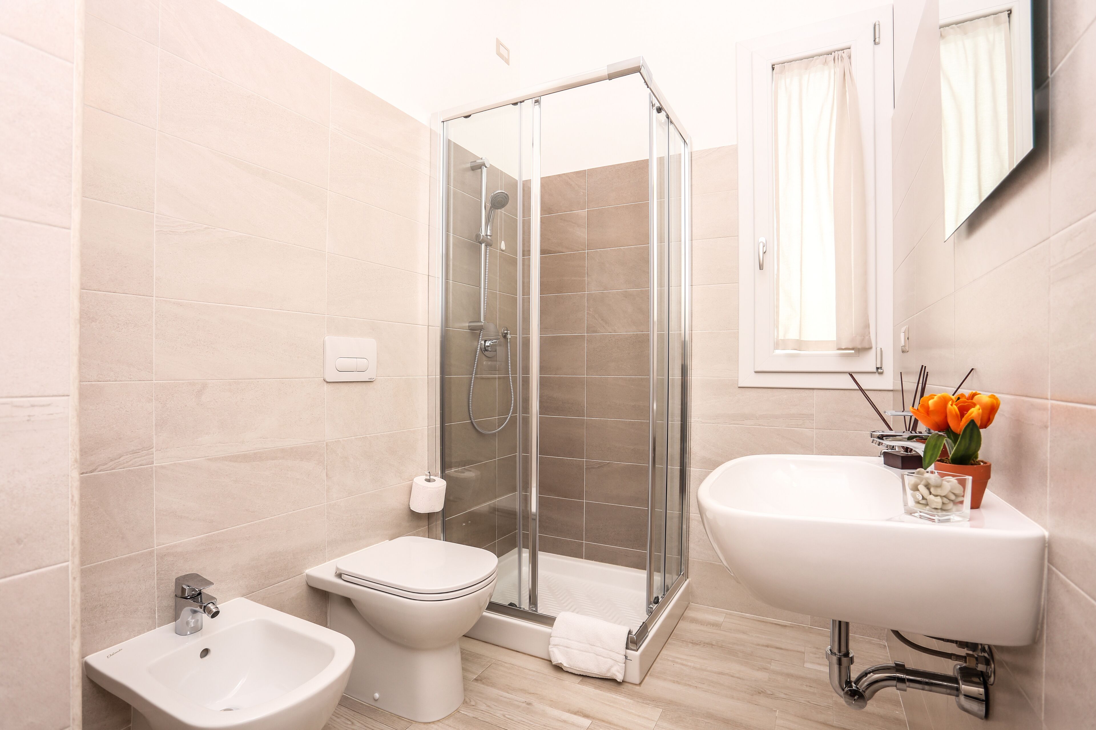 Dusche, Handtücher