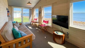 Panoramic Cottage, 1 Bedroom, Ocean View | Living area - Acadia Bay Cottages (Surry)